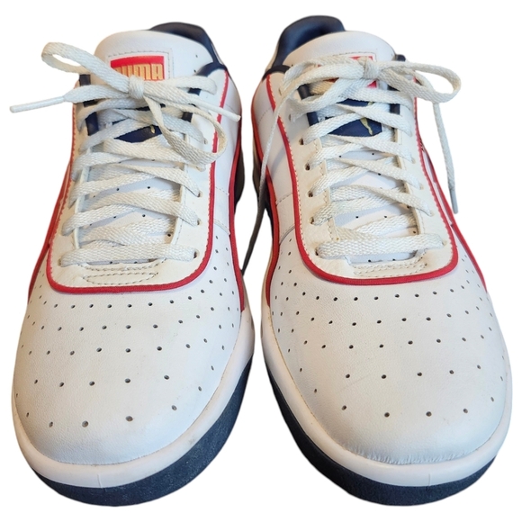 Puma Kids Sneakers - White and Navy - Picture 6 of 15